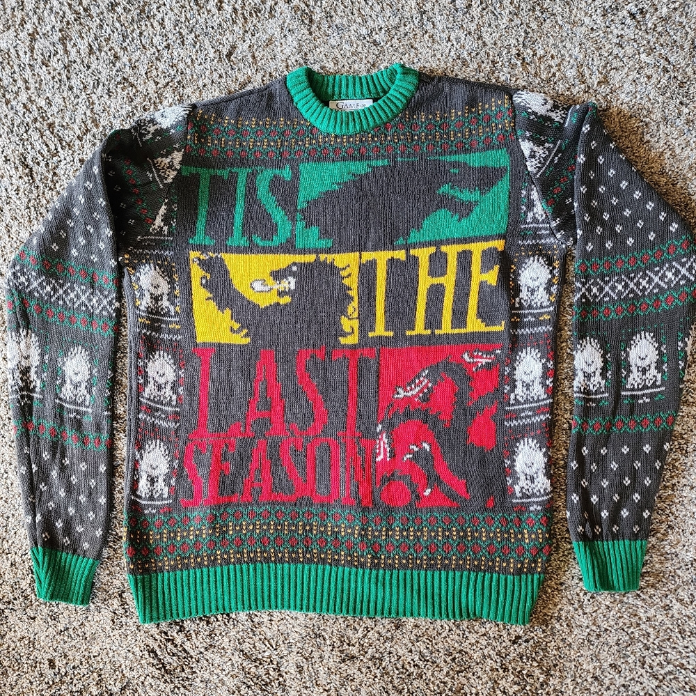 Game Of Thrones Tis The Last Season Ugly Christmas Sweater